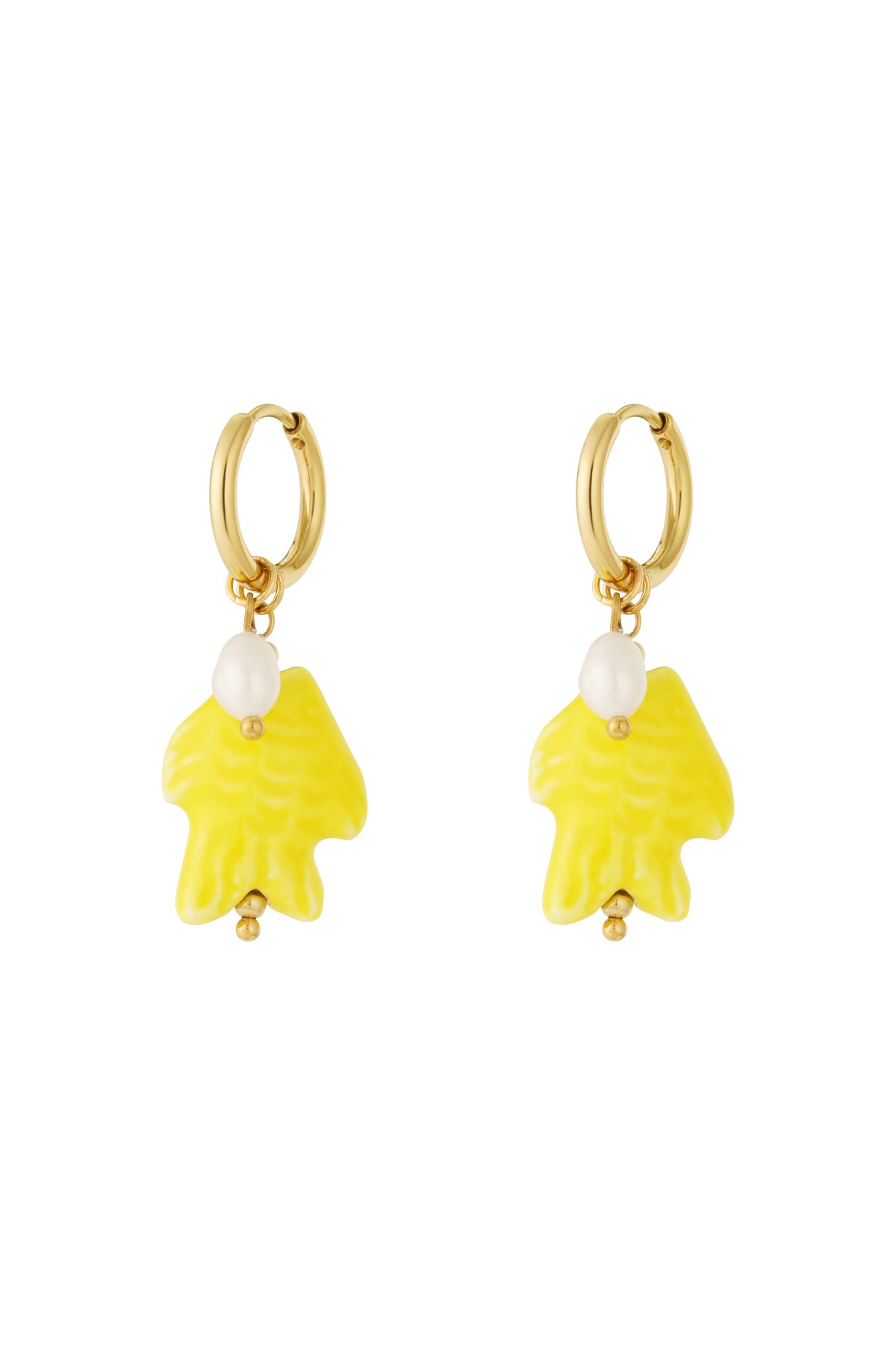 Pearl fish Earrings